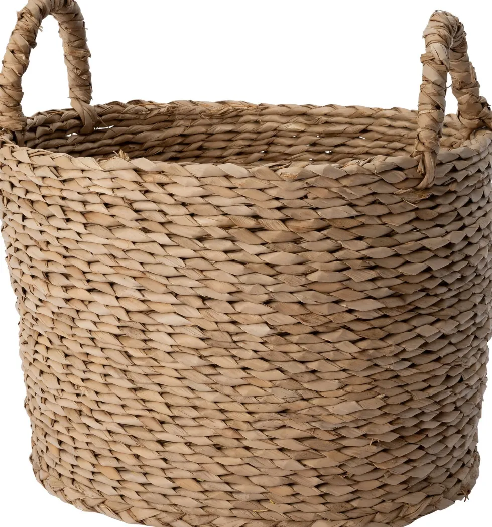 Intratuin gevlochten speelgoedmand D 32 H 38 cm
