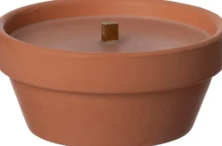 Intratuin kaars in pot Kindra oranje 14 uur D 12 H 5,5 cm