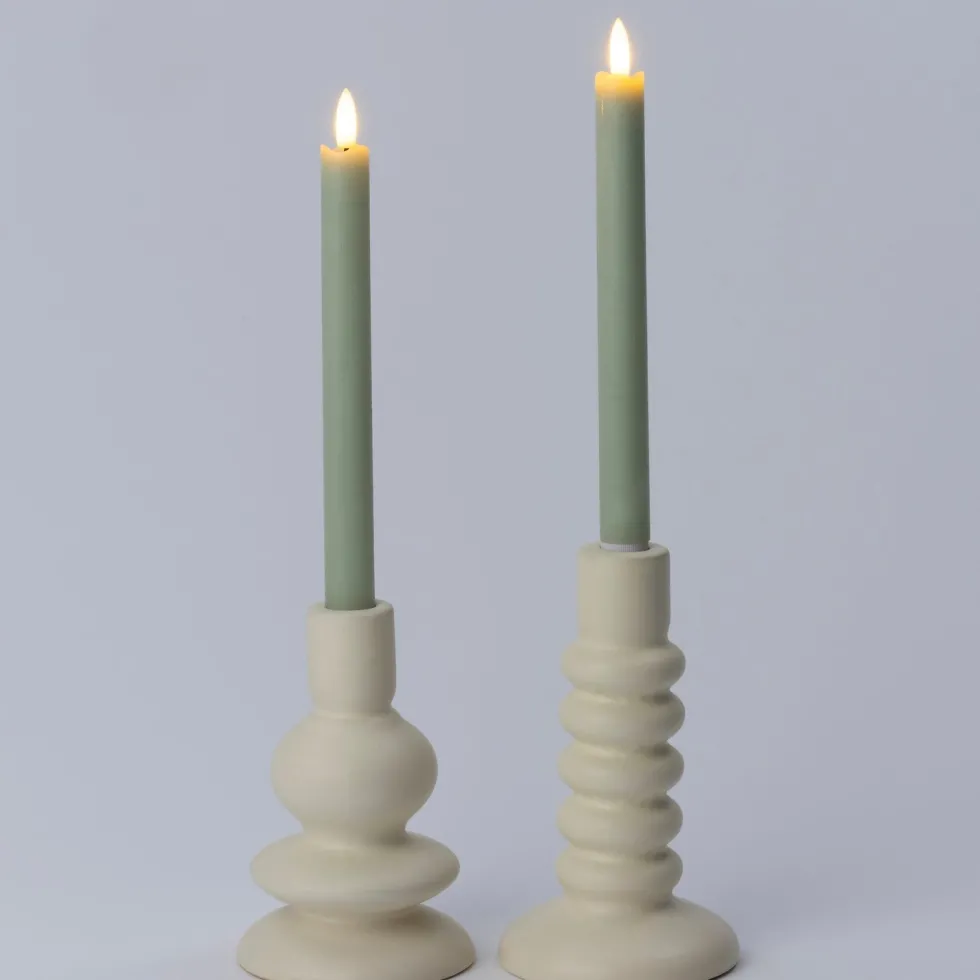 Intratuin kandelaar Alta crème D 10,7 H 18,5 cm