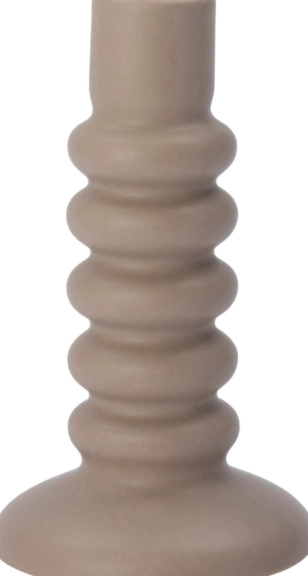 Intratuin kandelaar Alta taupe D 10,7 H 18,5 cm