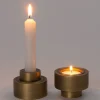 Intratuin kandelaar Alu goud D 6,5 H 4,5 cm