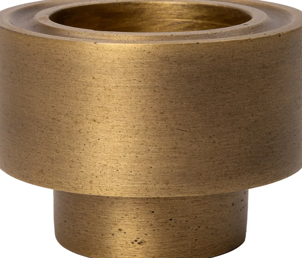 Intratuin kandelaar Alu goud D 6,5 H 4,5 cm