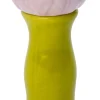 Intratuin kandelaar An roze / groen D 6,3 H 12,5 cm
