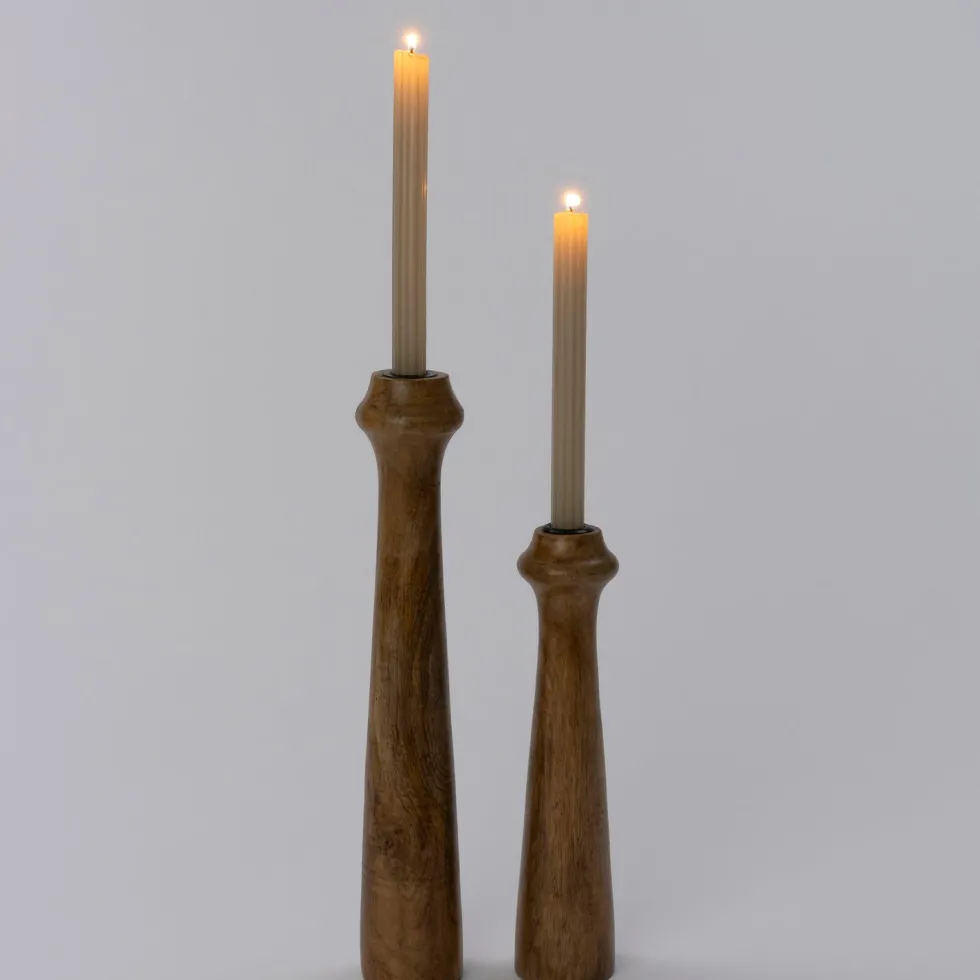Intratuin kandelaar Corey naturel D 7 H 40 cm