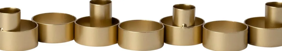 Intratuin kandelaar Donna goud 31 x 7,5 x 4 cm