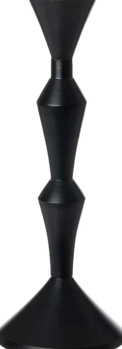Intratuin kandelaar Elija zwart D 10 H 23,5 cm