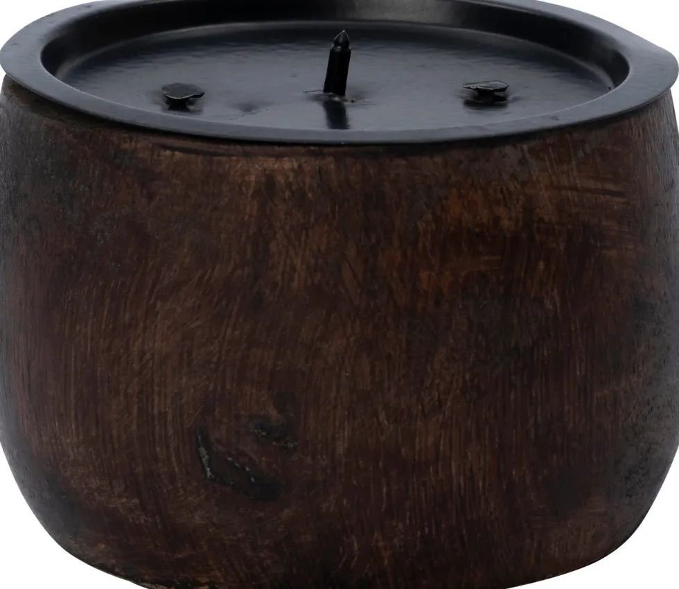 Intratuin kandelaar Gerda naturel D 7,5 H 5 cm