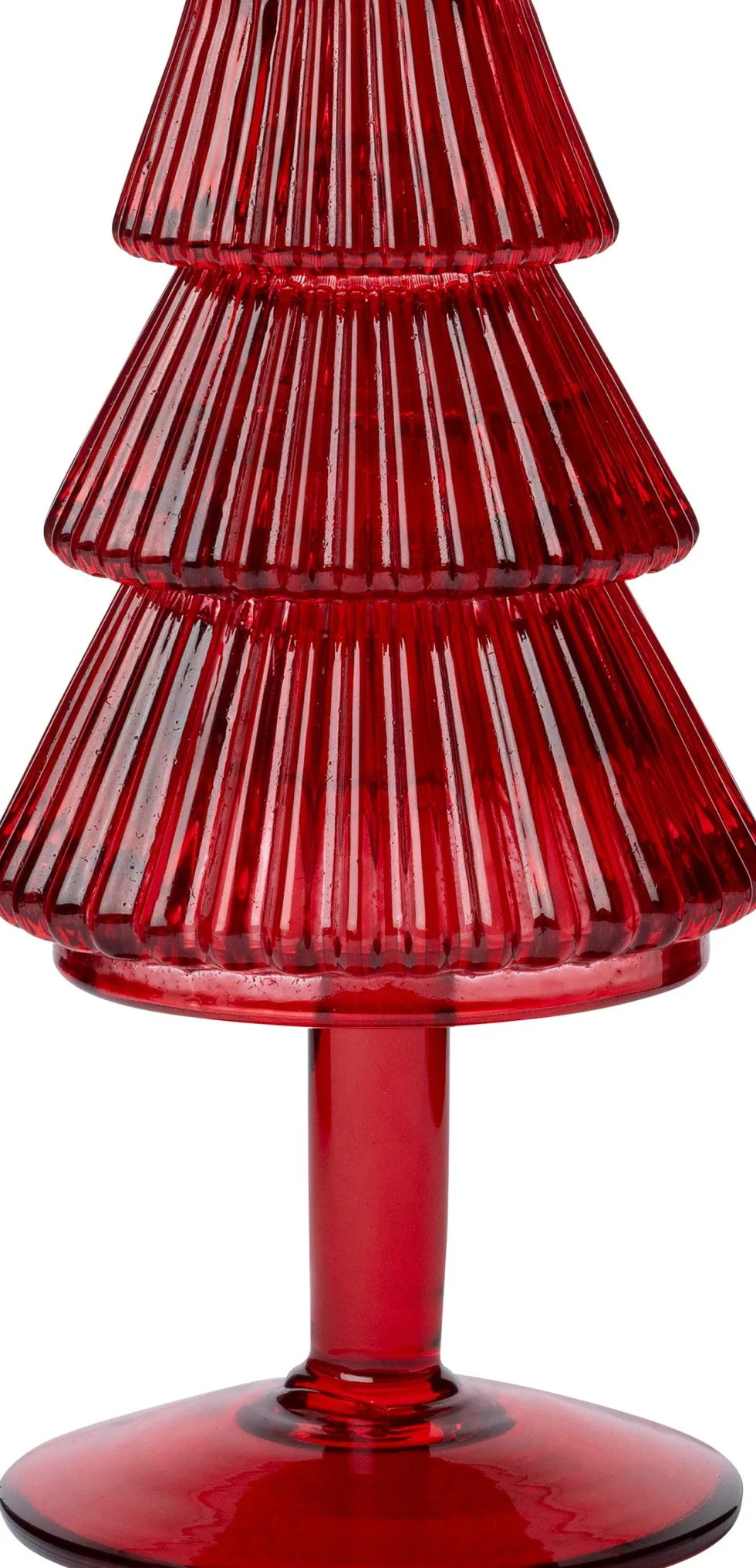 Intratuin kandelaar Gilmar rood D 8 H 16 cm