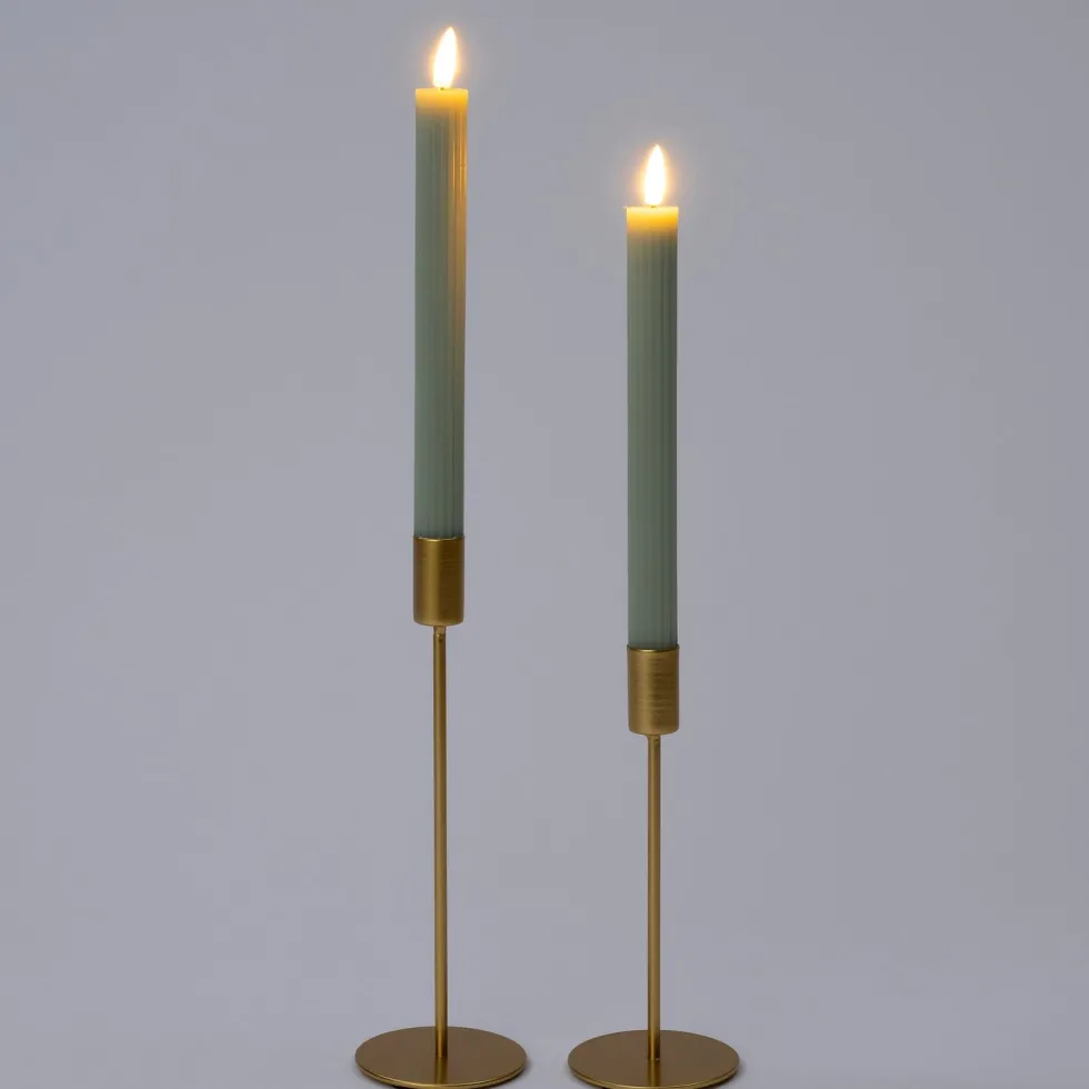 Intratuin kandelaar goud D 8 H 25 cm