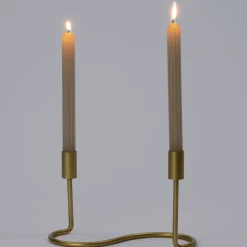 Intratuin kandelaar Joa goud 22 x 13,5 x 15,5 cm