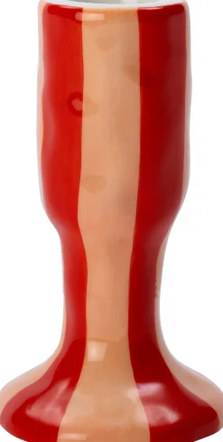 Intratuin kandelaar Kara rood / oranje D 7 H 12 cm