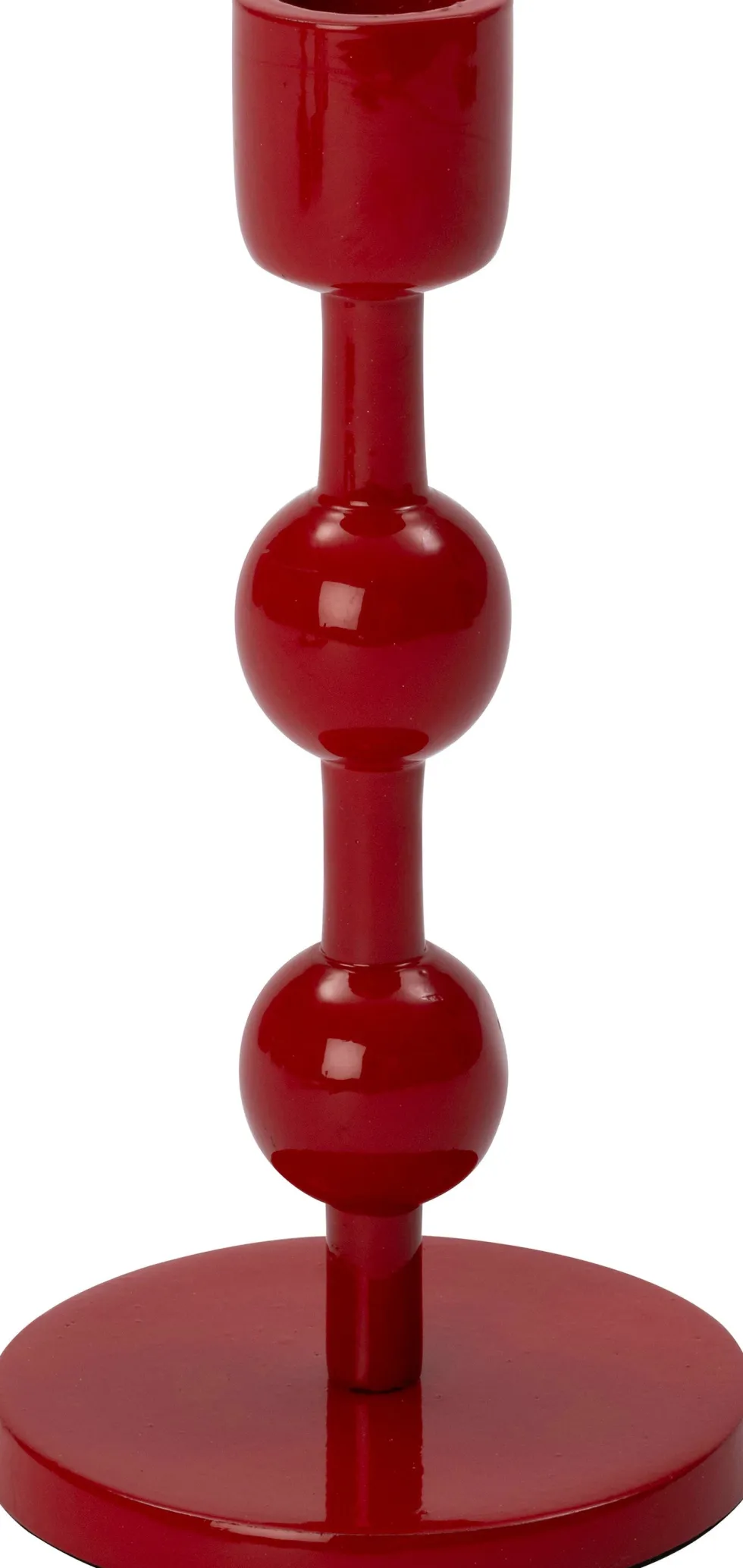 Intratuin kandelaar Katy rood D 9 H 18 cm