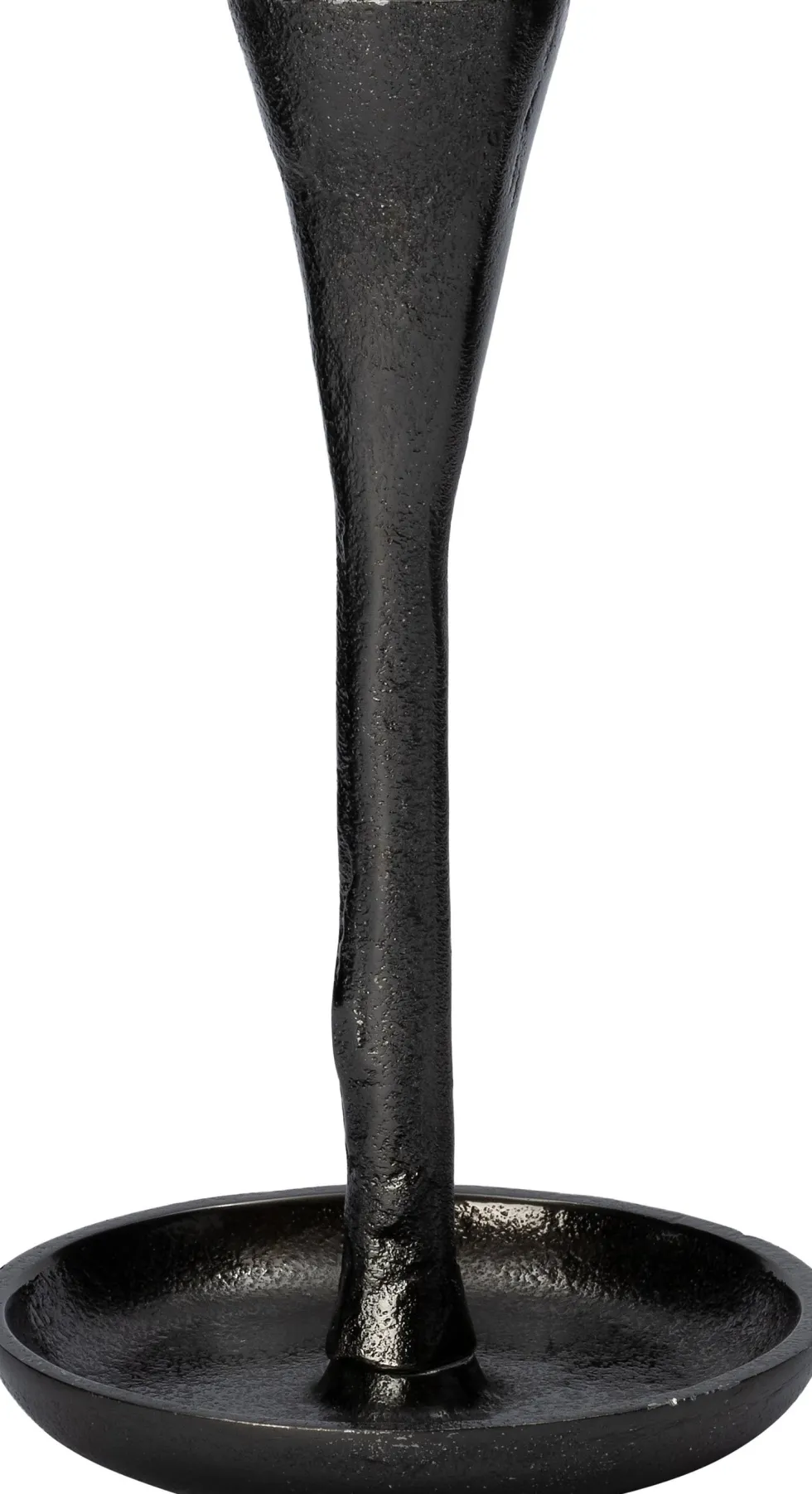Intratuin kandelaar Kee zwart D 10,5 H 19,5 cm