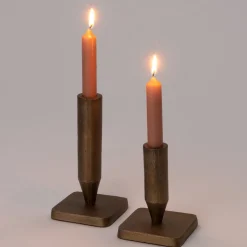 Intratuin kandelaar Kei goud D 8 H 13 cm