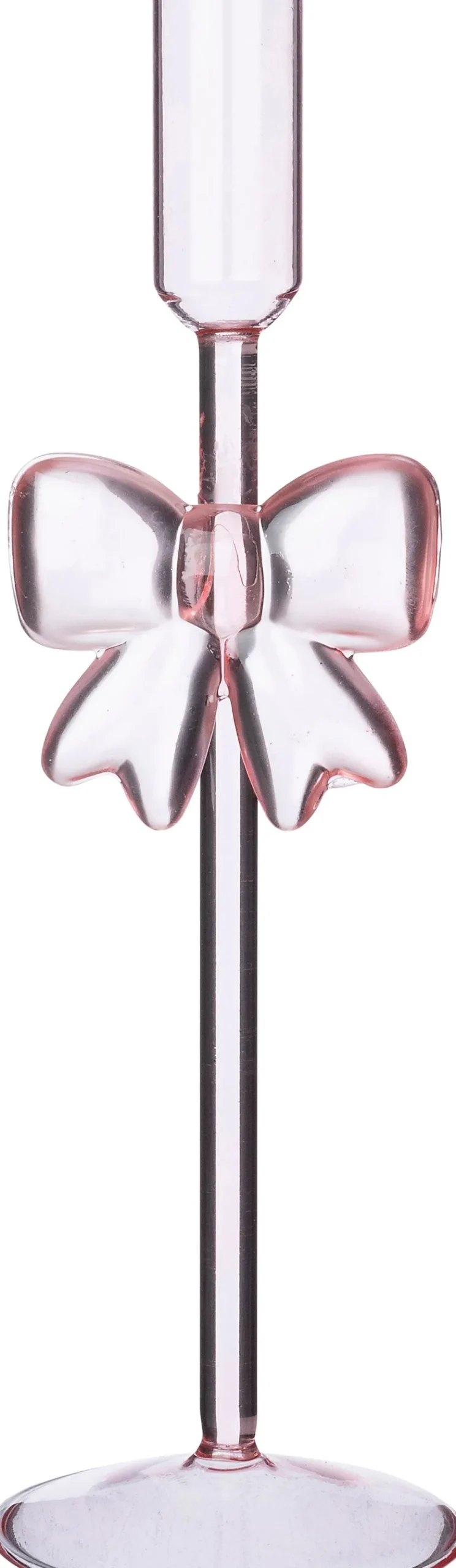 Intratuin kandelaar Lizze roze D 8 H 23 cm