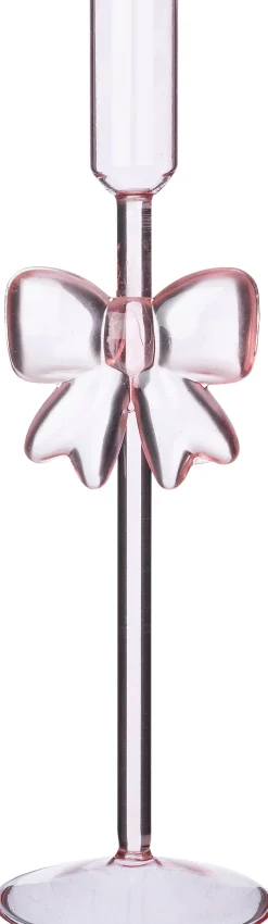 Intratuin kandelaar Lizze roze D 8 H 27,5 cm