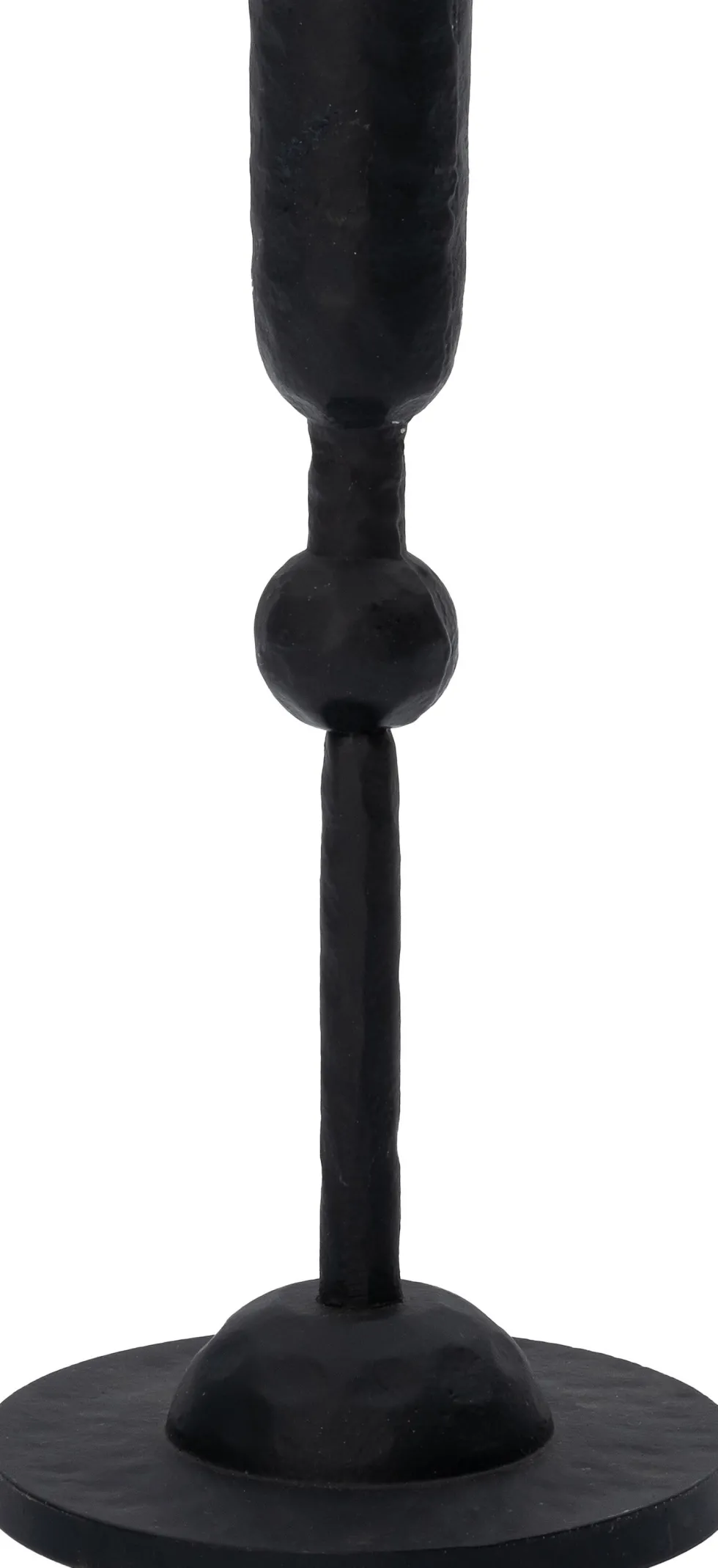 Intratuin kandelaar Lulu zwart D 10 H 21 cm