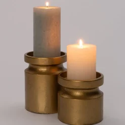Intratuin kandelaar Luton goud D 10,5 H 13 cm