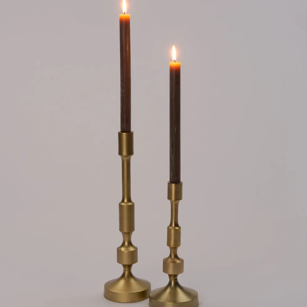 Intratuin kandelaar Mikke goud D 10 H 25 cm