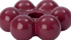 Intratuin kandelaar Moni rood D 10,8 H 3,7 cm