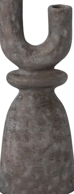 Intratuin kandelaar Nico grijs 12 x 8 x 30,5 cm