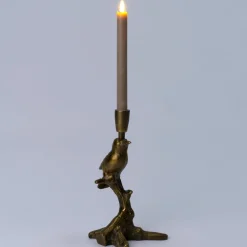 Intratuin kandelaar Nik messing 18 x 9 x 29 cm