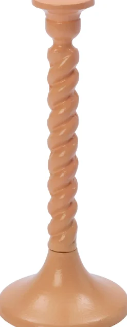 Intratuin kandelaar Ray oranje D 10,5 H 25,5 cm