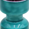 Intratuin kandelaar Rico blauw / paars D 6 H 7 cm