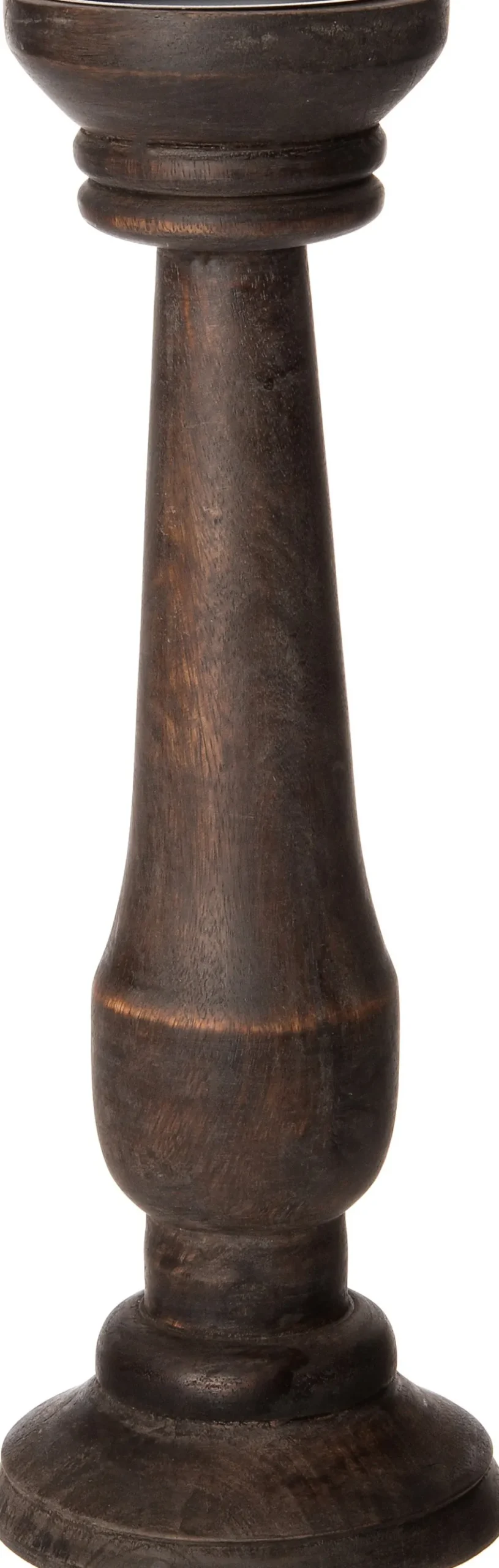 Intratuin kandelaar Rother bruin D 13 H 37 cm