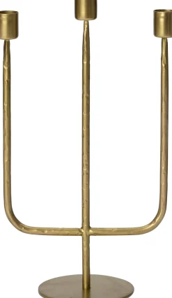 Intratuin kandelaar Rox goud 17 x 10 x 30 cm