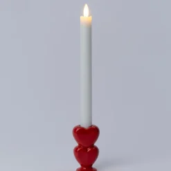 Intratuin kandelaar Ryden rood 5 x 4 x 9 cm