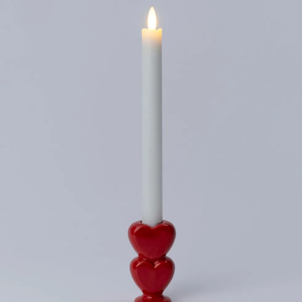 Intratuin kandelaar Ryden rood 5 x 4 x 9 cm