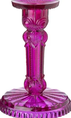 Intratuin kandelaar Samo roze D 9 H 12 cm