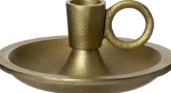 Intratuin kandelaar Vidal goud D 12 H 7,5 cm
