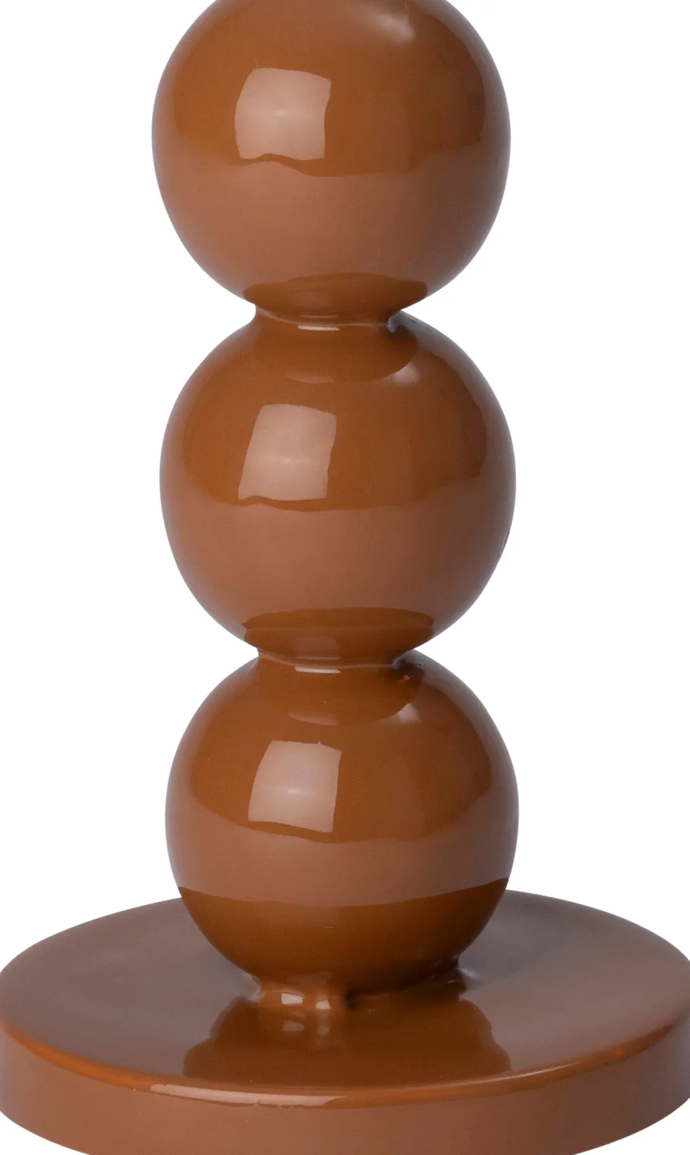 Intratuin kandelaar Yorik bruin D 10,5 H 16,5 cm