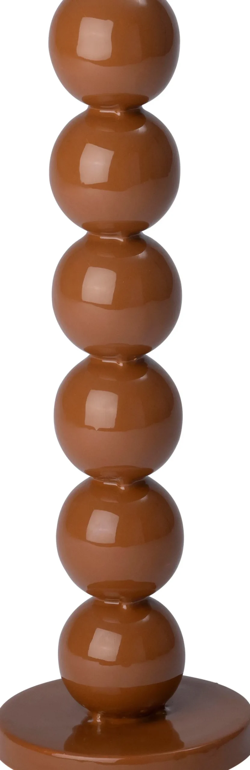 Intratuin kandelaar Yorik bruin D 10,5 H 32 cm