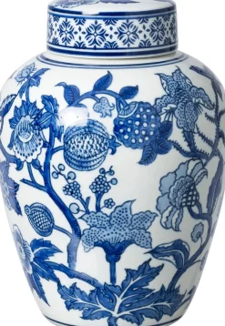 Intratuin karaf Nilla wit / blauw D 19 H 27 cm