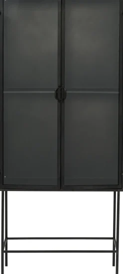 Intratuin kast Luc zwart 80 x 41 x 182 cm