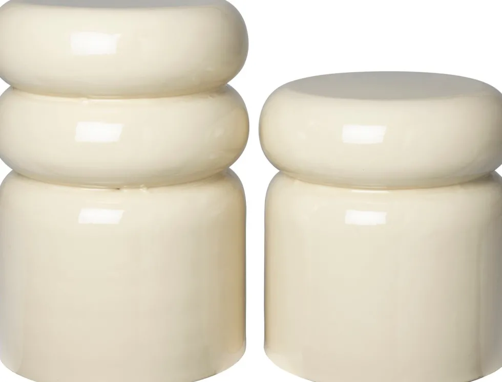 Intratuin kruk Cornaa crème D 29 H 31 cm
