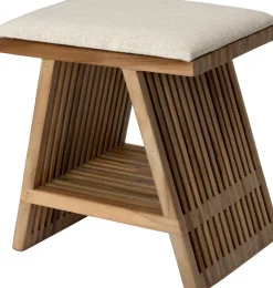 Intratuin kruk Yente naturel 40 x 28 x 40 cm