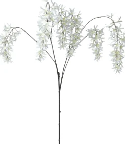 Intratuin kunstbloem Blauwe regen wit / lichtblauw H 105 cm