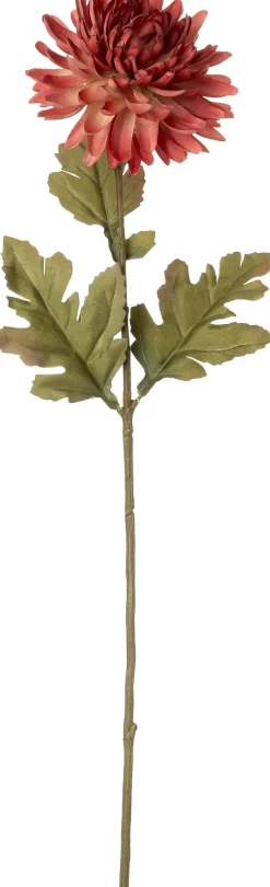 Intratuin kunstbloem Chrysant lichtrood H 58 cm