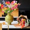 Intratuin kunstbloemen boeket Mila oranje H 70 cm