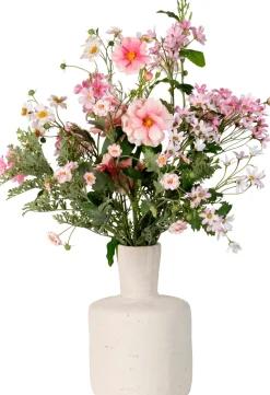 Intratuin kunstbloemen boeket Pien roze H 65 cm