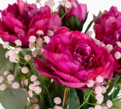 Intratuin kunstbloemen boeket Kim roze H 55 cm