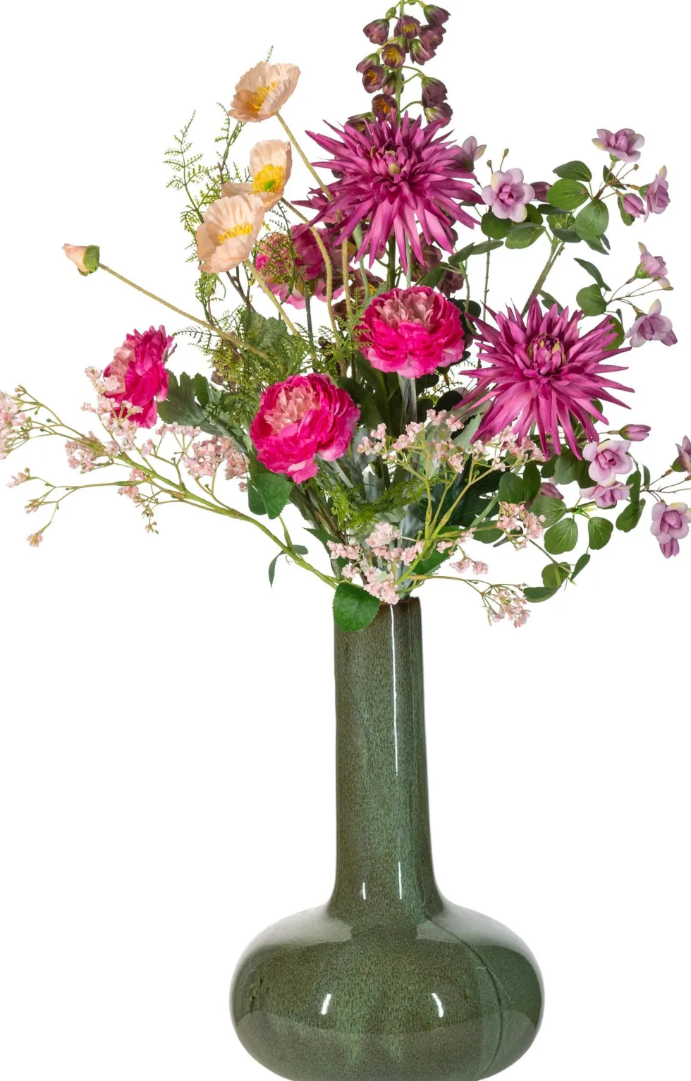 Intratuin kunstbloemen boeket Fay paars H 70 cm