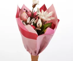 Intratuin kunstbloemen boeket Julia wit H 40 cm