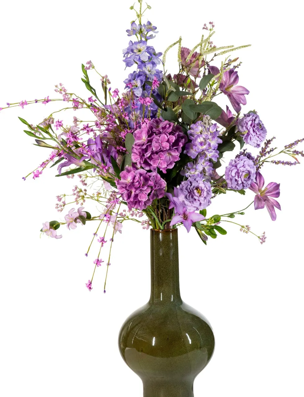 Intratuin kunstbloemen boeket Noor paars H 90 cm