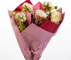 Intratuin kunstbloemen boeket Sara wit H 50 cm