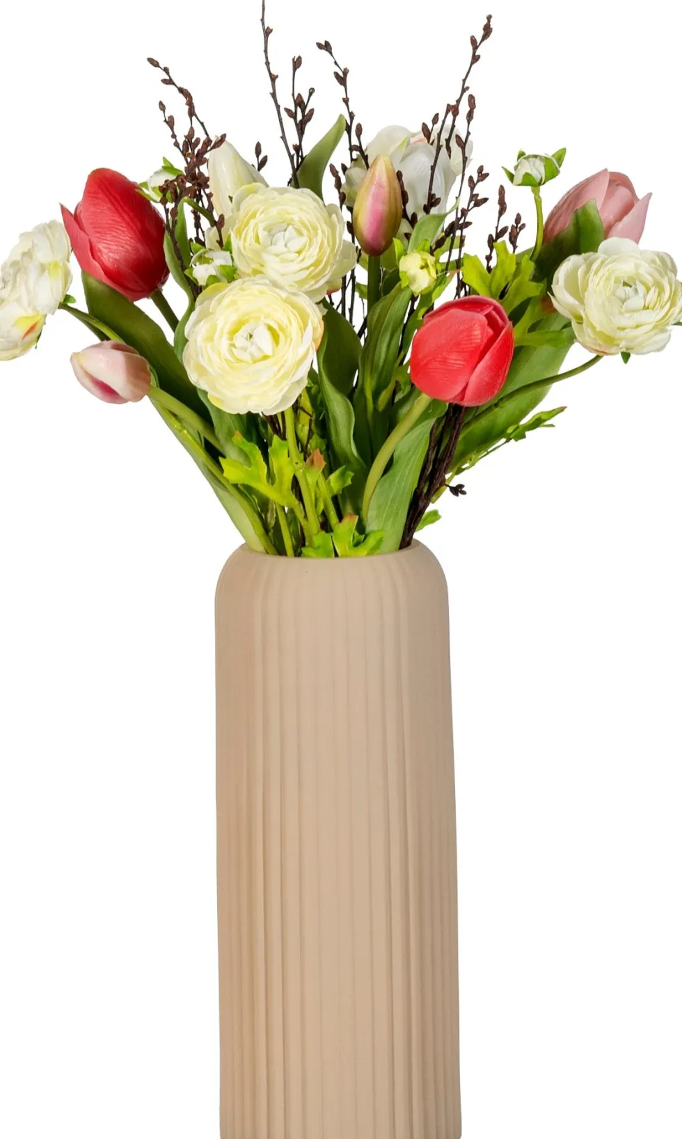 Intratuin kunstbloemen boeket Sara wit H 50 cm